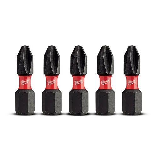5 Pc SHOCKWAVE PH2 Insert Bit