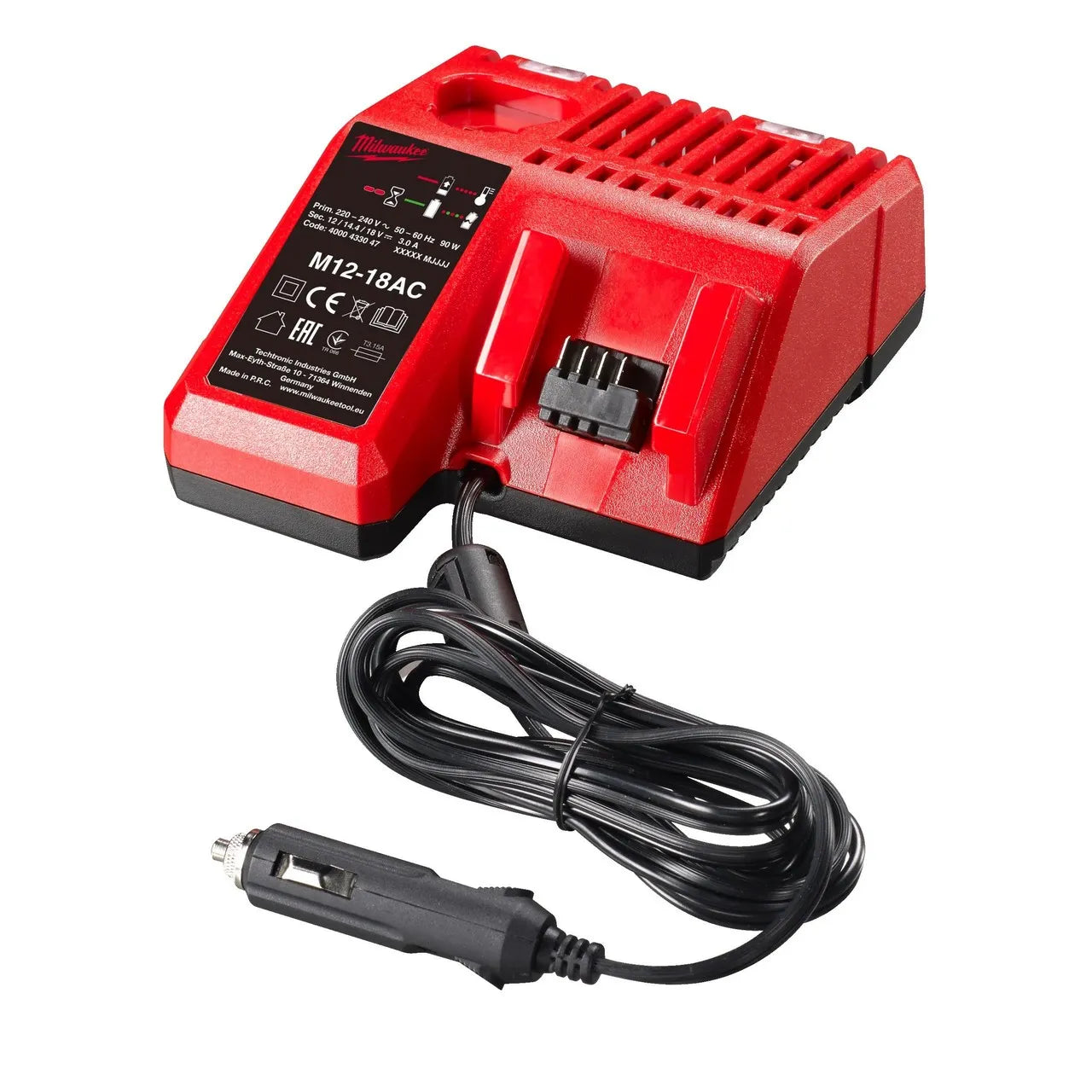 Milwaukee car battery charger discount