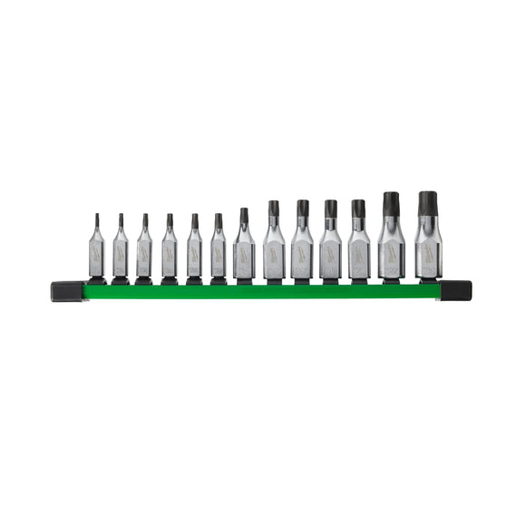 1/4 + 3/8 Drive Torix Bit Socket Set 13pc