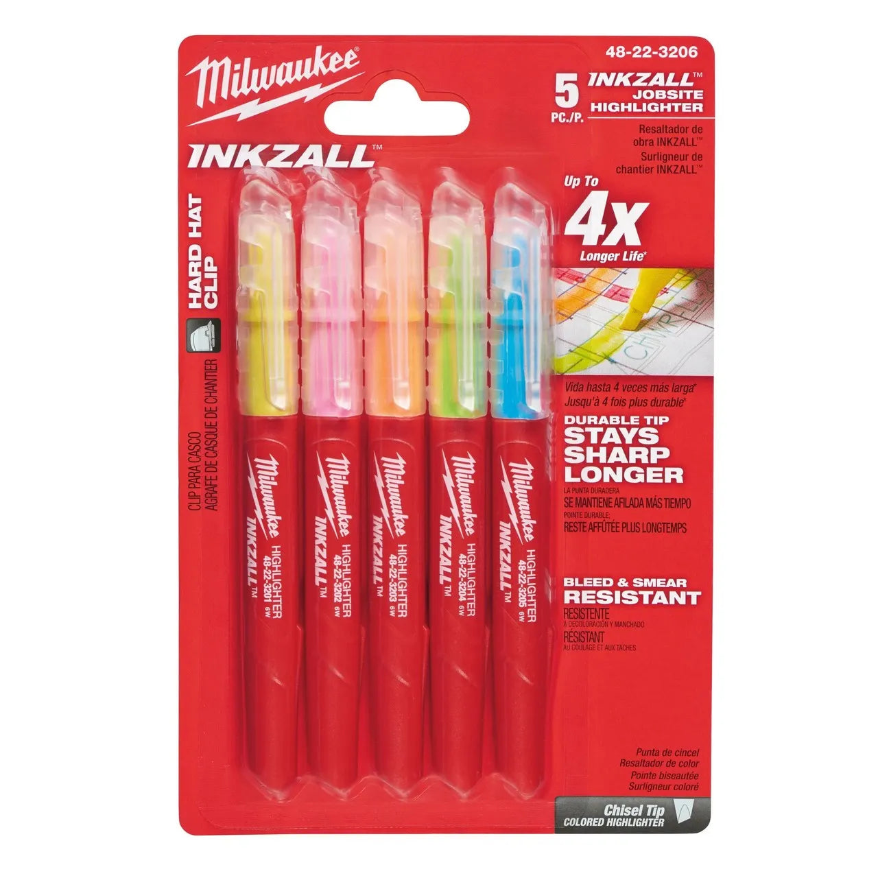 INKZALL Highlighters coloured