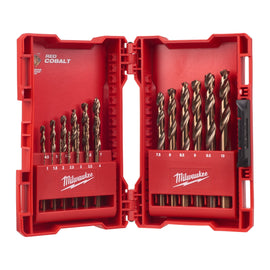 Metal drill bits HSS-Ground DIN 338 HSS-G Cobalt Set - 19 pc