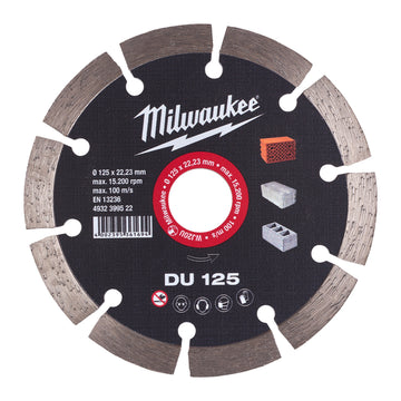 Milwaukee DU 125 Diamond Cutting Wheel 125mm