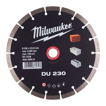 Milwaukee DU 230 Diamond Cutting Wheel 230mm