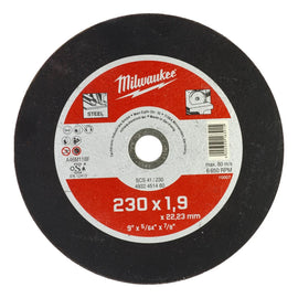 Thin metal cutting discs - contractor series SCS 41 / 230 x 1.9 x 22 mm - 0