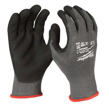 Milwaukee 4932471425 cut level E resistant work gloves L XL metal glass handling Jordan