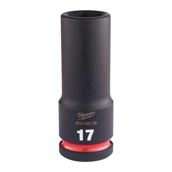 Milwaukee 17mm 1/2 Shockwave Deep Impact Socket