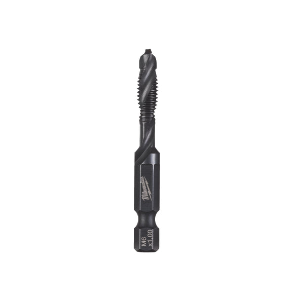 Milwaukee 1/4in Hex HSS-G Combination Drill-Tap M6 x 57mm