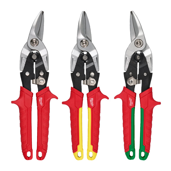 Milwaukee 3-Piece Aviation Snip Set
