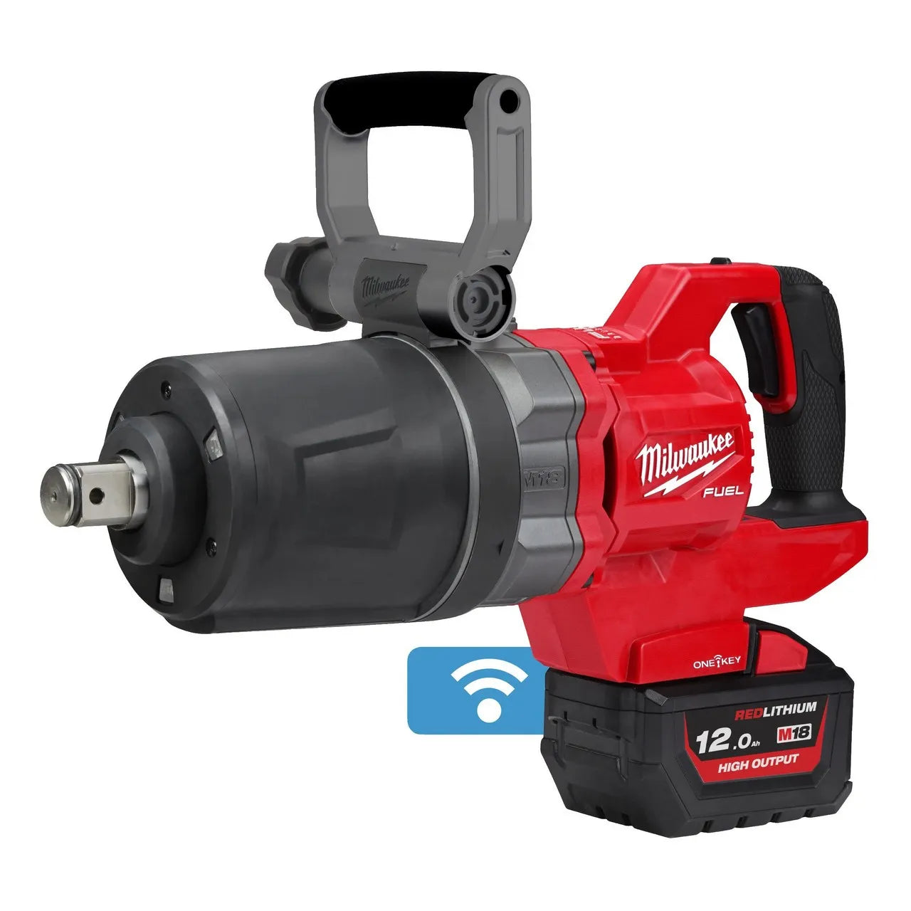 M18ONEFHIWF1DS-121C M18 FUEL ONE-KEY 1" D-Handle High-Torque Impact Wrench with One-Key