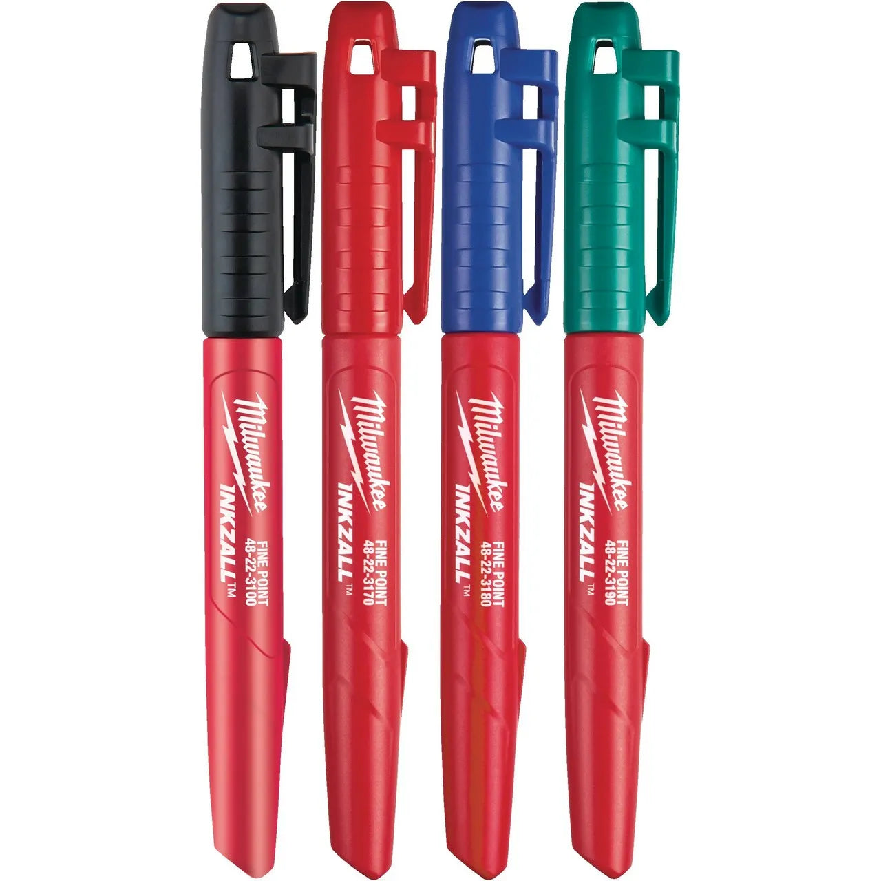 INKZALL markers - colored - 4pc