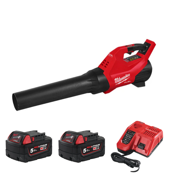 AIR BLOWER M18FBLG3-0 + 2 x 5.0AH BATTERY + CHARGER 12-18V