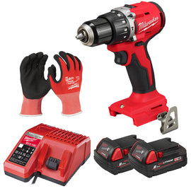 Milwaukee M18 Compact Hammer Drill Kit 2.0Ah — Bundle 4