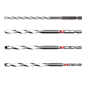 Multi Material Drill 6x150mm + 8x120mm + 10x120mm + 12x150mm