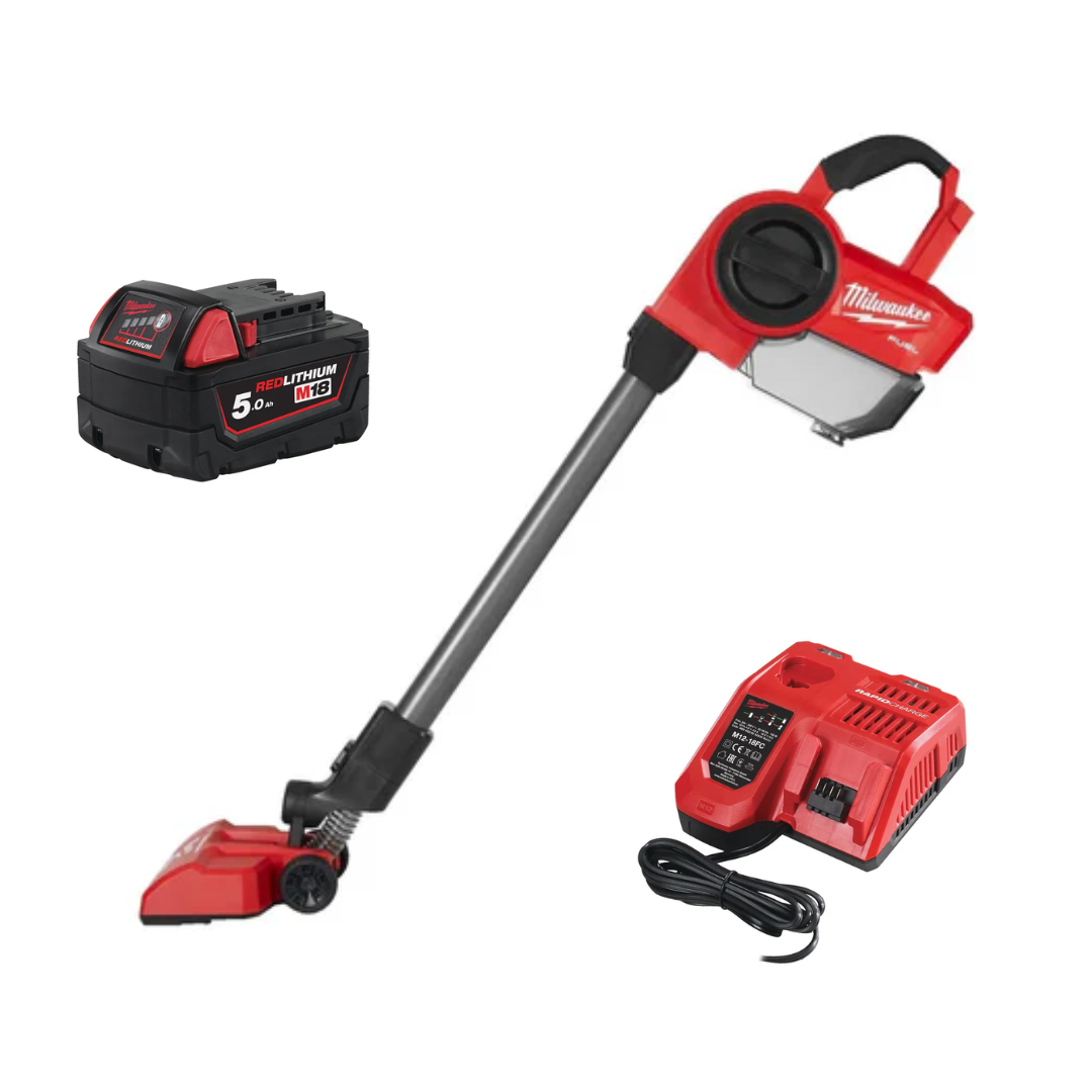 COMPACT VACUUM M18FCVL-0 + 5.0AH BATTERY + CHARGER 12-18V