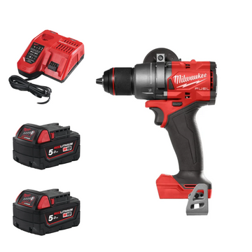FUEL IMPACT DRIVER M18FDD3-0X + 2 x 5.0AH BATTERY + CHARGER 12-18V