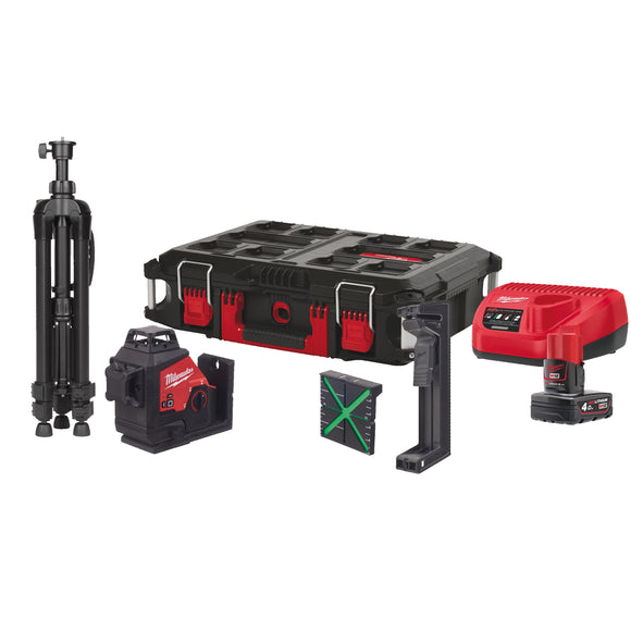 Milwaukee M12 3PLS Laser Accessory Kit M123PLSKIT-401P
