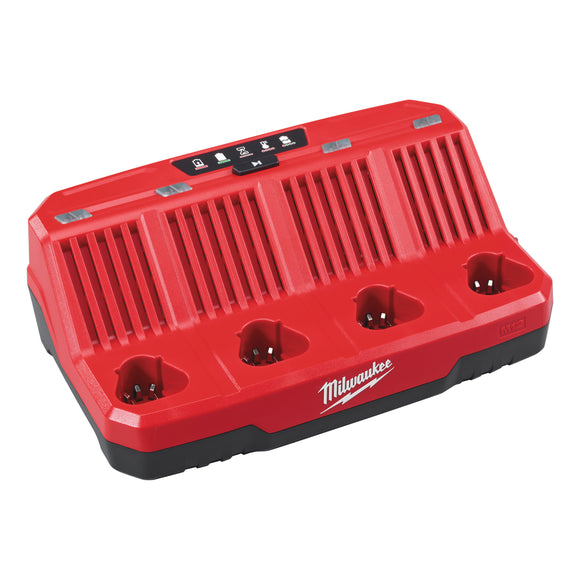 Milwaukee M12 C4 Four-Bay Battery Charger