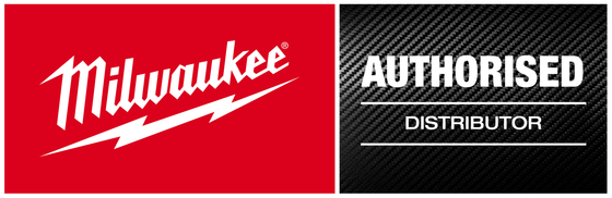 Milwaukee authorised distributor logo sticker  landscape