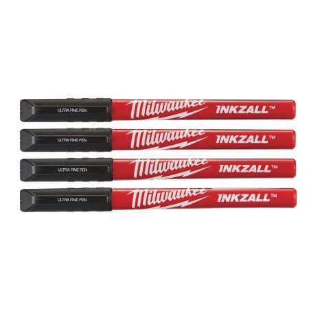 Inkzall Fine Tip Black Pens - 4 pcs - INKZALL™ fine tip pens
