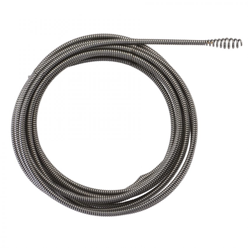 8 mm x 7.6 m spiral, bulb auger - 1 pc - M12™ drain cleaner accessories
